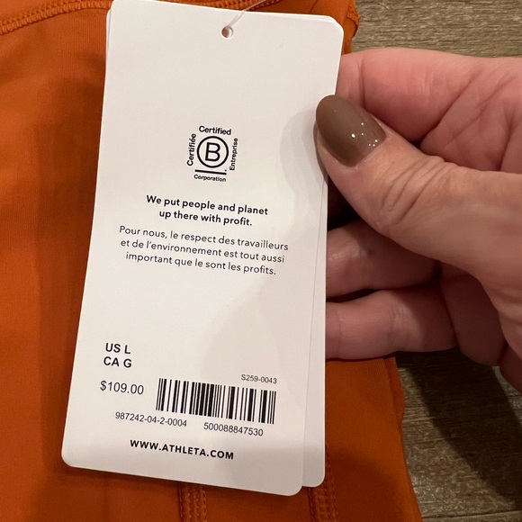 NWT Athleta Ultimate Stash II 7/8 Tight - Picture 2 of 3